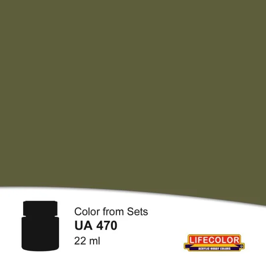 Extra Dark Green 22 ml - Lifecolor NUA470 Extra Dark Green 22 ml - Lifecolor NUA470