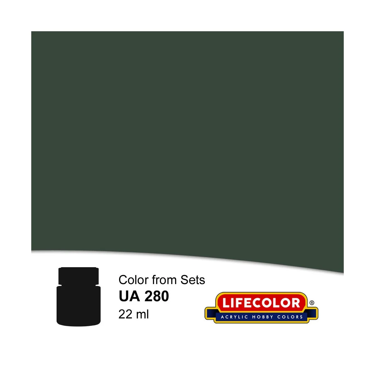 Olive Drab Faded 22 ml - Lifecolor NUA280 Olive Drab Faded 22 ml - Lifecolor NUA280