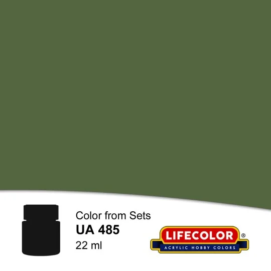Erdl Medium Green 22 ml - Lifecolor NUA485 Erdl Medium Green 22 ml - Lifecolor NUA485
