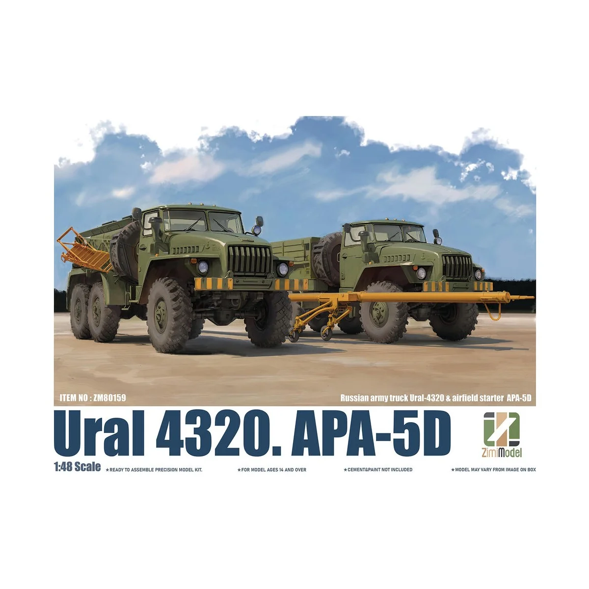 Ural 4320. APA-5D, 1/48 - Zimi Model ZM80159 Ural 4320. APA-5D, 1/48 - Zimi Model ZM80159