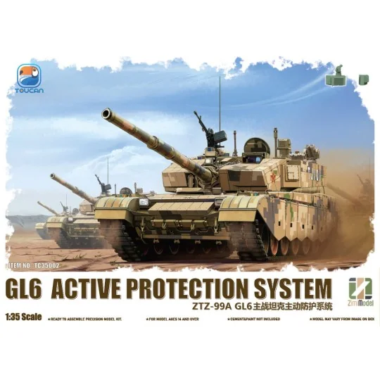 ZTZ-99A MBT (GL6 ACTIVE PROTECTION SYSTEM), 1/35 - Toucan Model TC3... ZTZ-99A MBT (GL6 ACTIVE PROTECTION SYSTEM), 1/35 - Toucan Model TC3...