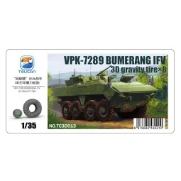 VPK-7289 BUMERANG IFV 3D gravity tire×8, 1/35 - Toucan Model TC3D013