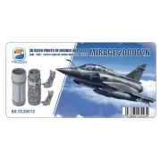 Mirage 2000 D/N 3D RESIN PRINTS OF ENGINES AND SEATS, 1/32 - Toucan...