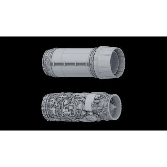 Mirage 2000 D/N 3D RESIN PRINTS OF ENGINES AND SEATS, 1/32 - Toucan...