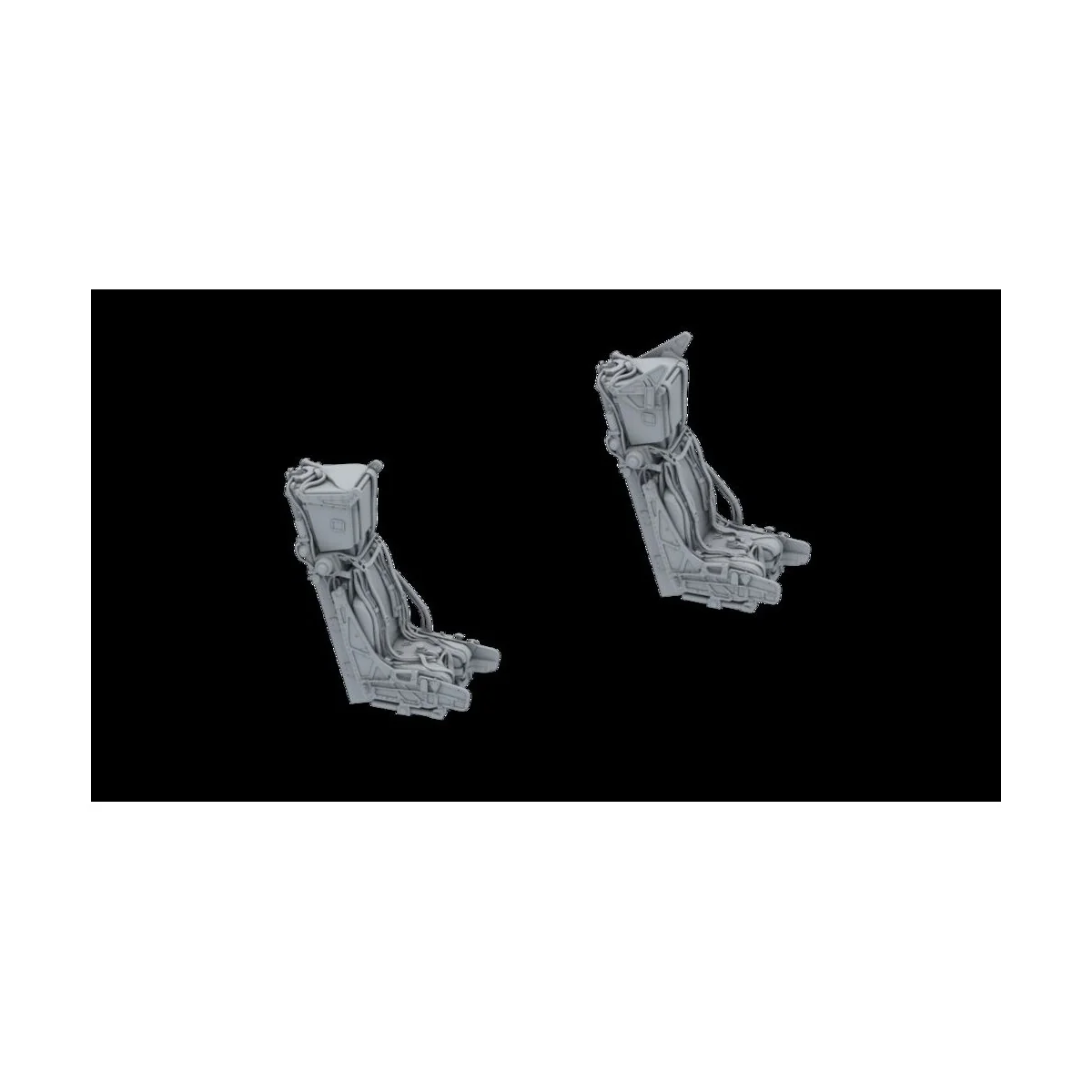 Mirage 2000 D/N 3D RESIN PRINTS OF ENGINES AND SEATS, 1/32 - Toucan...