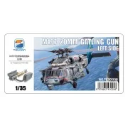 M197 20MM GATLING GUN LEFT SIDE (for “Knlghthawk”MH-60S), 1/35 - To...