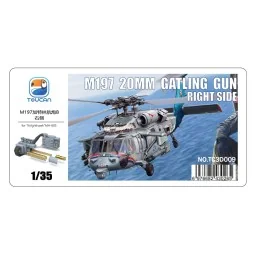 M197 20MM GATLING GUN RIGHT SIDE (for “Knighthawk”MH-60S), 1/35 - T...