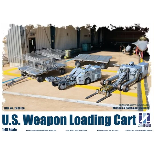 U.S.Weapon loading Cart, 1/48 - Zimi Model ZM80160 U.S.Weapon loading Cart, 1/48 - Zimi Model ZM80160