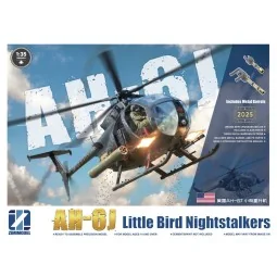 AH-6J Little Bird Nightstalkers w/Metal Barrels - Zimi Model ZM50001