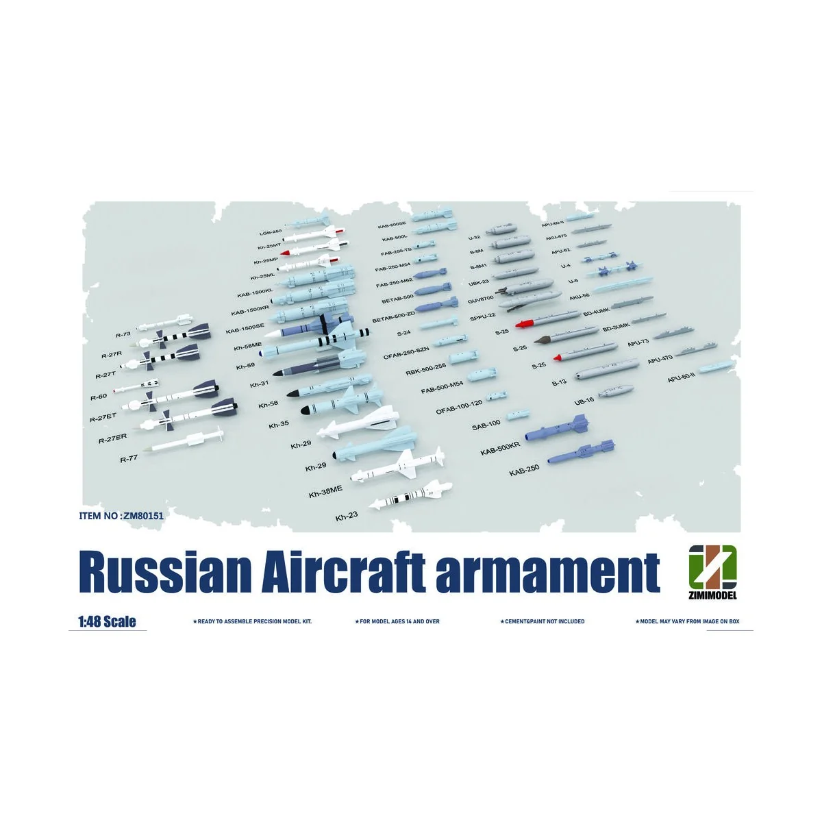 Russian Aircraft Armament - Zimi Model ZM80151