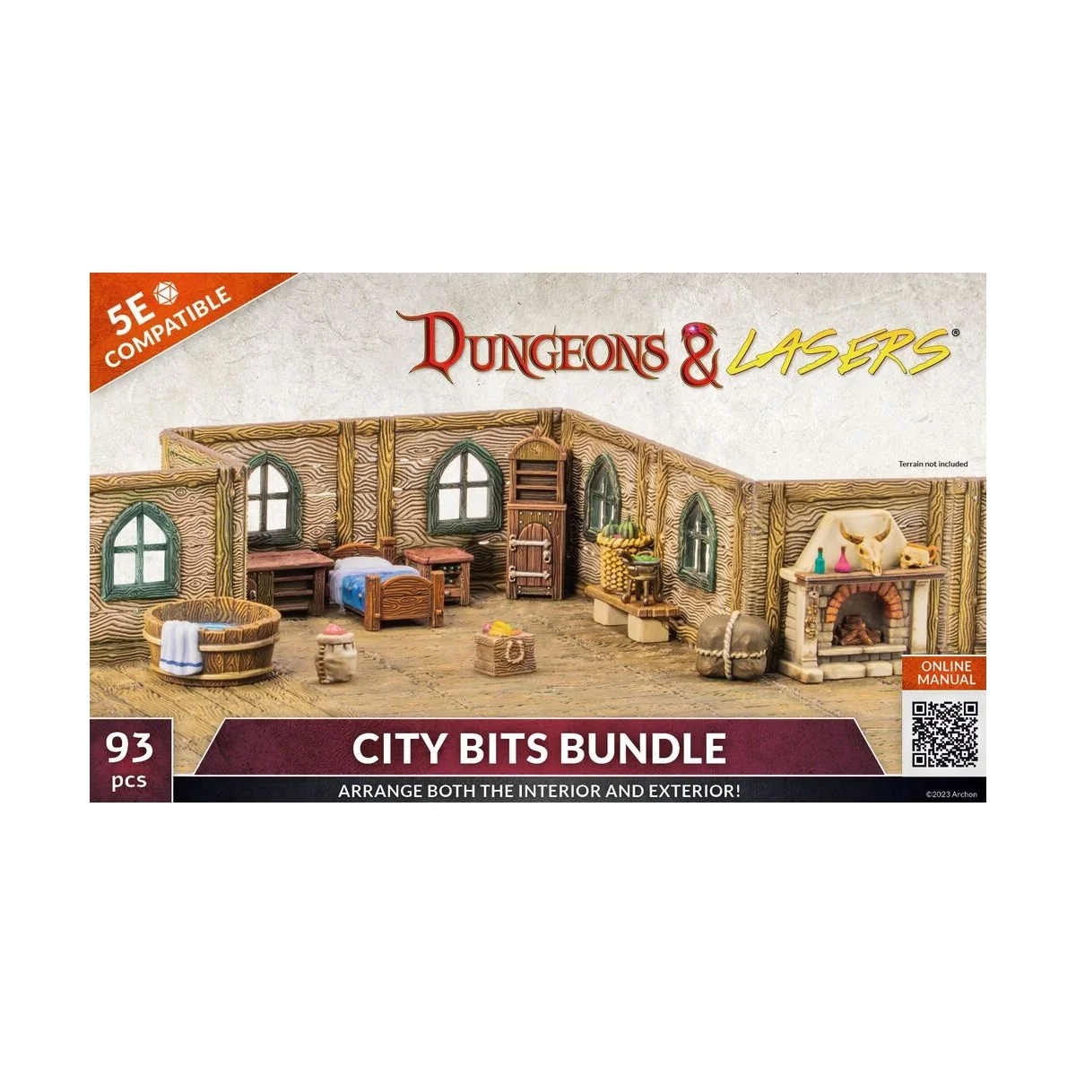 Dungeons & Lasers Expansion Set: CITY BITS BUNDLE - Archon Studio D...