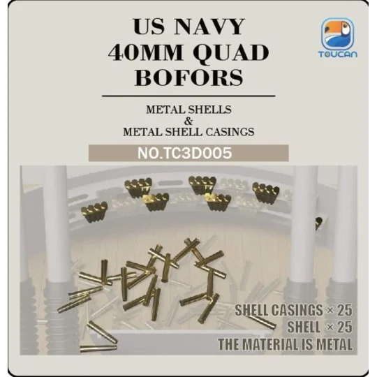 METAL SHELLS & METAL SHELL CASINGS, 1/35 - Toucan Model TC3D005