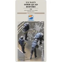 ANTI-AIRCRAET GUN CREW (with life jacket), 1/35 - Toucan Model TC3D...