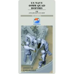 ANTI-AIRCRAET GUN CREW, 1/35 - Toucan Model TC3D004