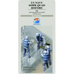 ANTI-AIRCRAET GUN CREW (with life jacket) - Toucan Model TC3D003J