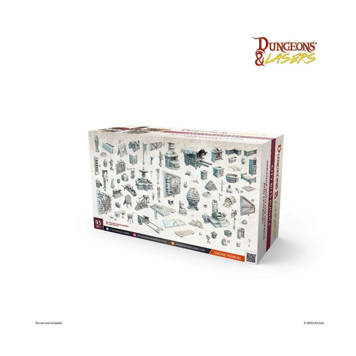 Dungeons & Lasers Expansion Set: CITY BITS BUNDLE - Archon Studio D...