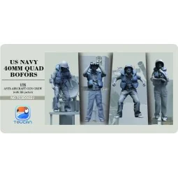 ANTI-AIRCRAET GUN CREW (with life jacket) - Toucan Model TC3D002J