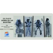 ANTI-AIRCRAET GUN CREW (with life jacket) - Toucan Model TC3D002J