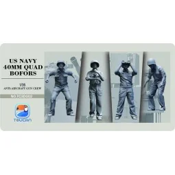 ANTI-AIRCRAET GUN CREW - Toucan Model TC3D002