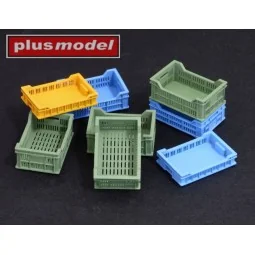Perforated plastic crates, 1/35 - Plus model DP3001