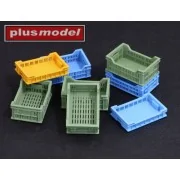 Perforated plastic crates, 1/35 - Plus model DP3001