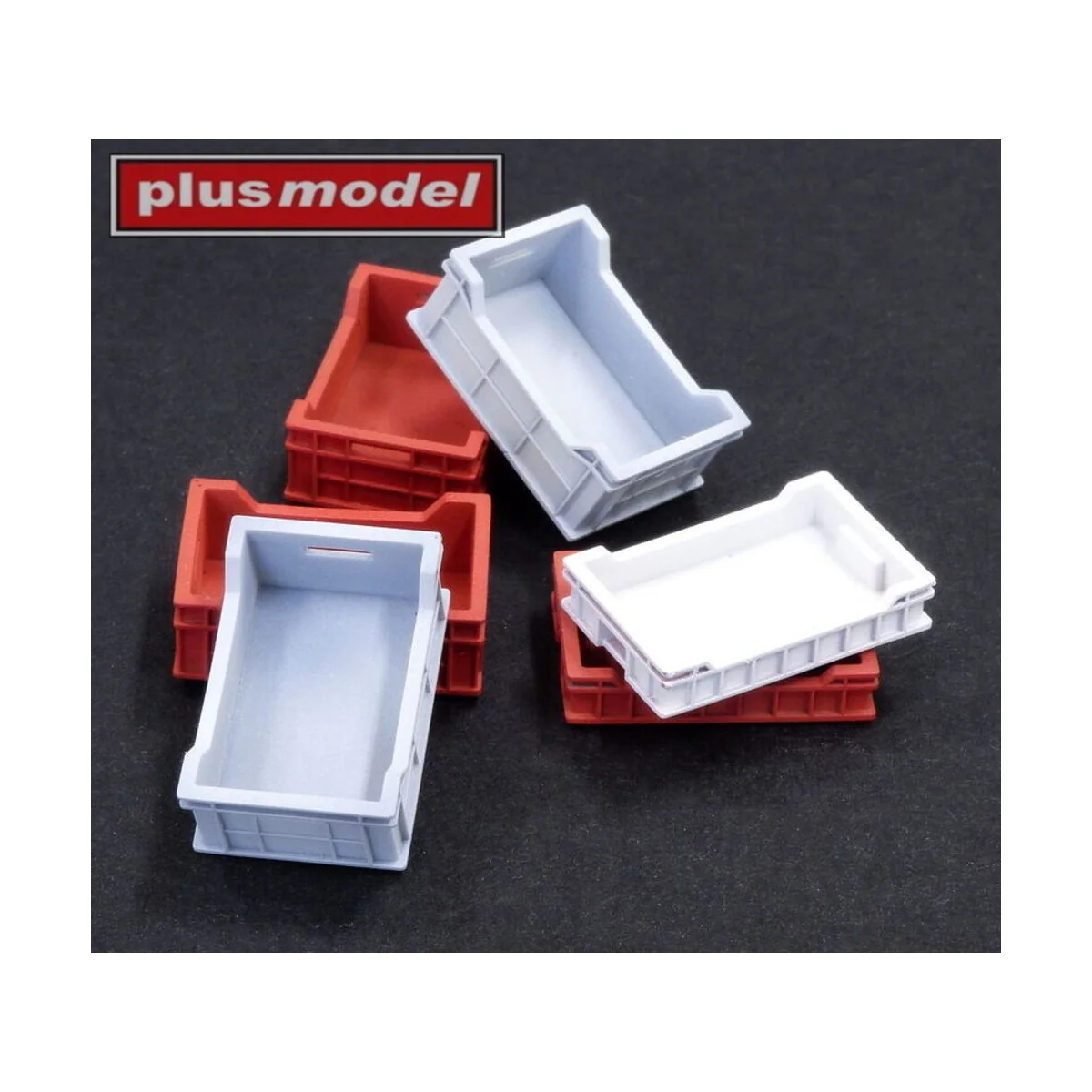 Plastic crates, 1/35 - Plus model DP3002 Plastic crates, 1/35 - Plus model DP3002