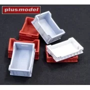 Plastic crates, 1/35 - Plus model DP3002 Plastic crates, 1/35 - Plus model DP3002