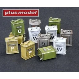 British canisters POW embossed - Plus model DP3005