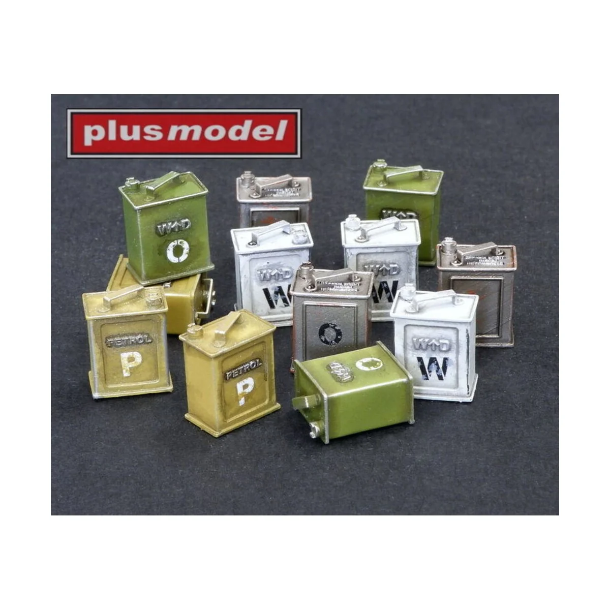 British canisters POW embossed - Plus model DP3005