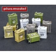 British canisters POW embossed, 1/35 - Plus model DP3005 British canisters POW embossed, 1/35 - Plus model DP3005