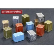 British canisters Flimsy early, 1/35 - Plus model DP3006 British canisters Flimsy early, 1/35 - Plus model DP3006