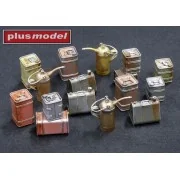 German oil canisters, 1/35 - Plus model DP3008 German oil canisters, 1/35 - Plus model DP3008