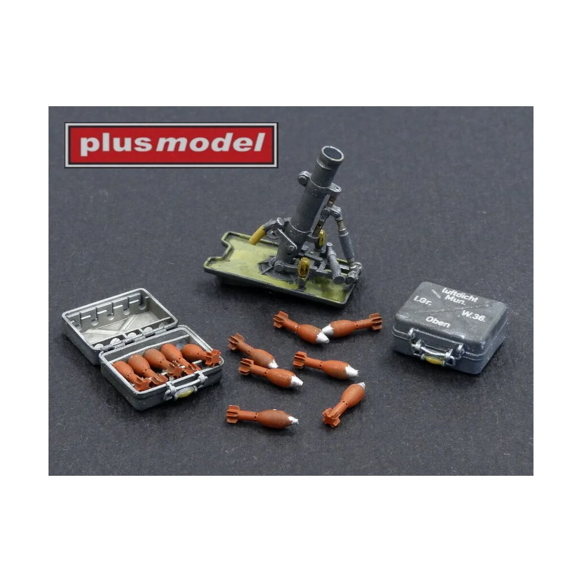 German mortar leWfr 36, 1/35 - Plus model DP3009
