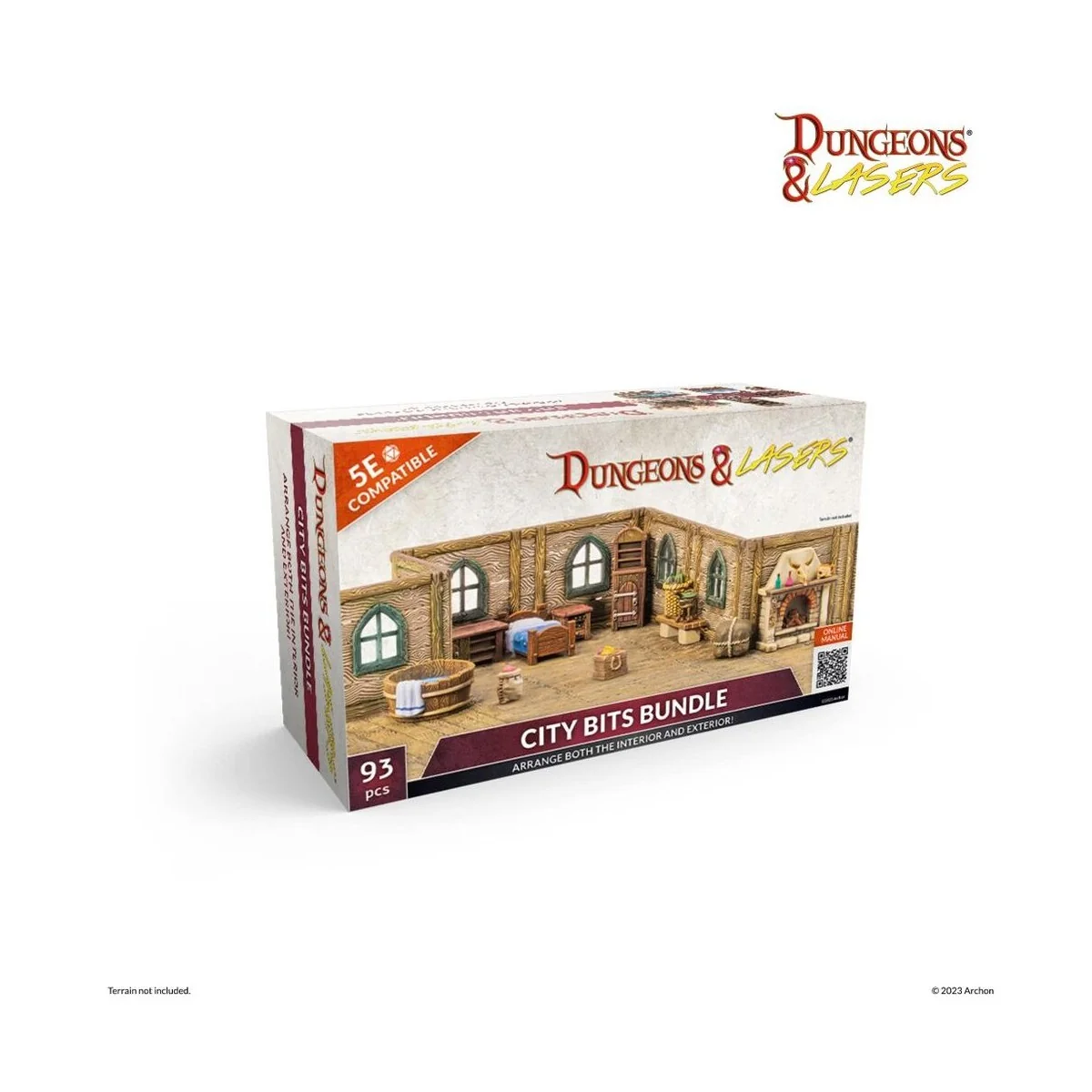 Dungeons & Lasers Expansion Set: CITY BITS BUNDLE - Archon Studio D...