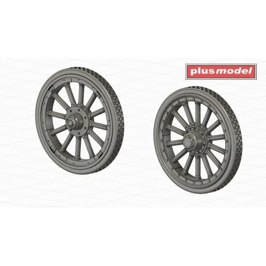 Canadian MG carrier wheels pattern A, 1/35 - Plus model DP3030