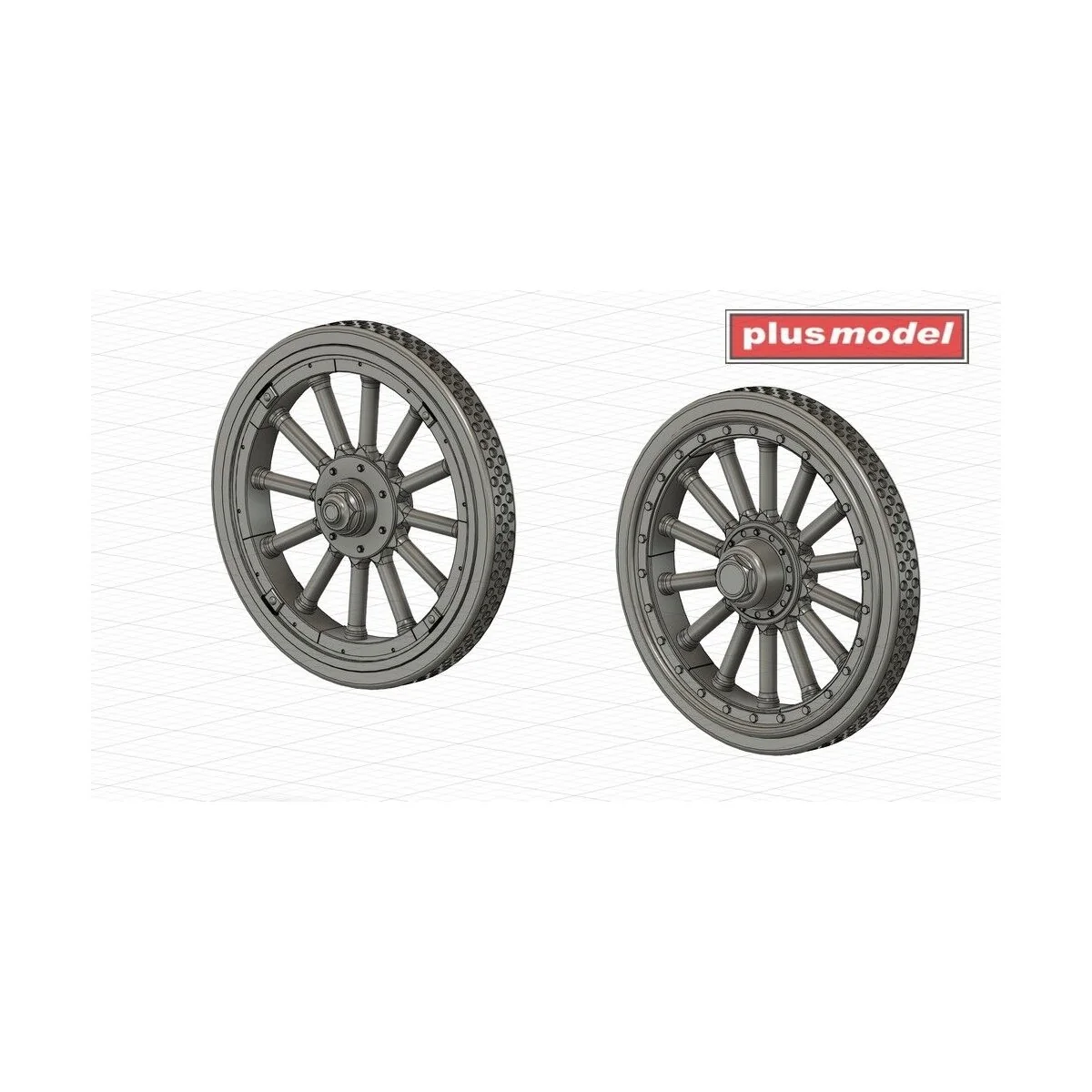 Canadian MG carrier wheels pattern A, 1/35 - Plus model DP3030