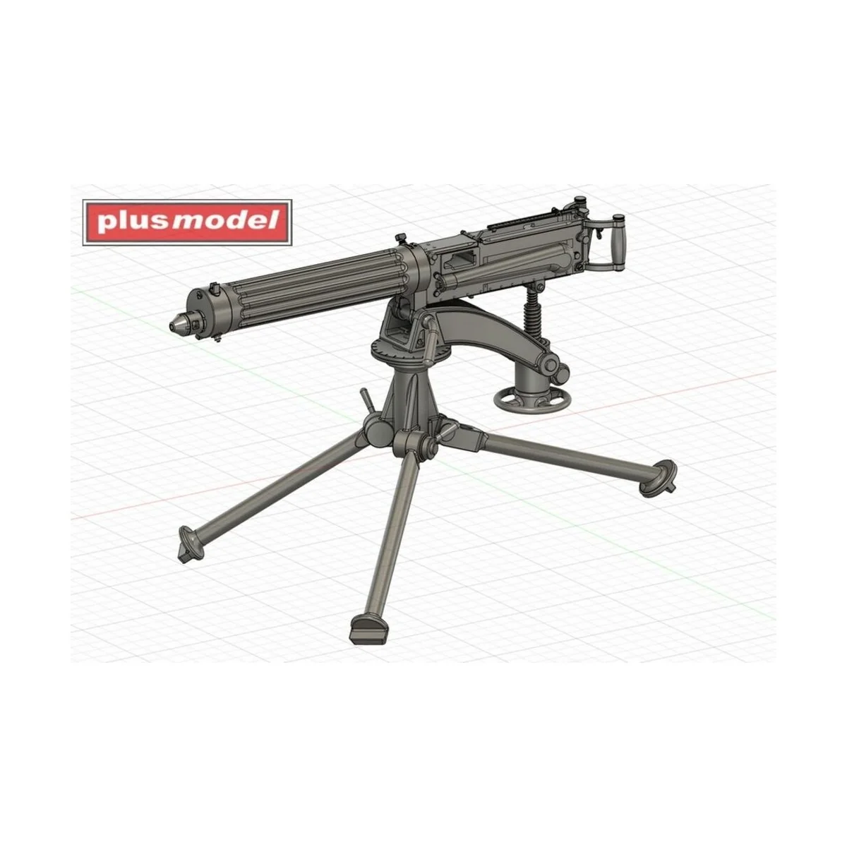 Machine gun Vickers pattern A, 1/35 - Plus model DP3031 Machine gun Vickers pattern A, 1/35 - Plus model DP3031