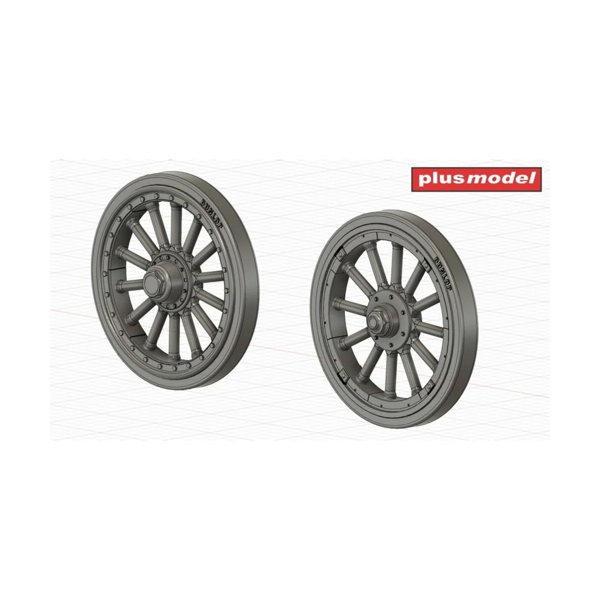 Canadian MG carrier whells pattern B, 1/35 - Plus model DP3039