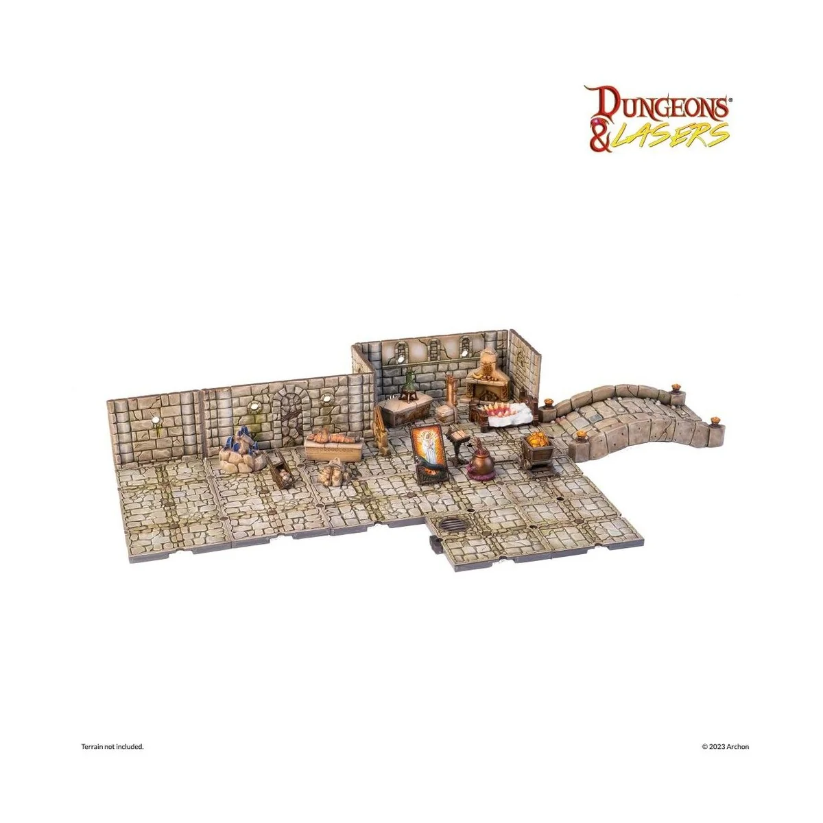 Dungeons & Lasers Expansion Set: FANTASY PROPS PACK - Archon Studio...