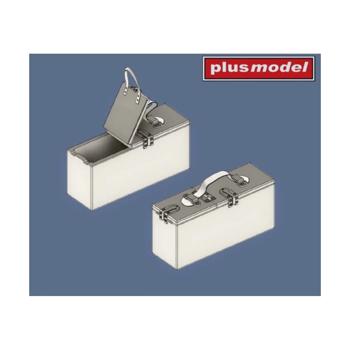 Ammunition boxes for Vickers WWI, 1/35 - Plus model DP3042 Ammunition boxes for Vickers WWI, 1/35 - Plus model DP3042