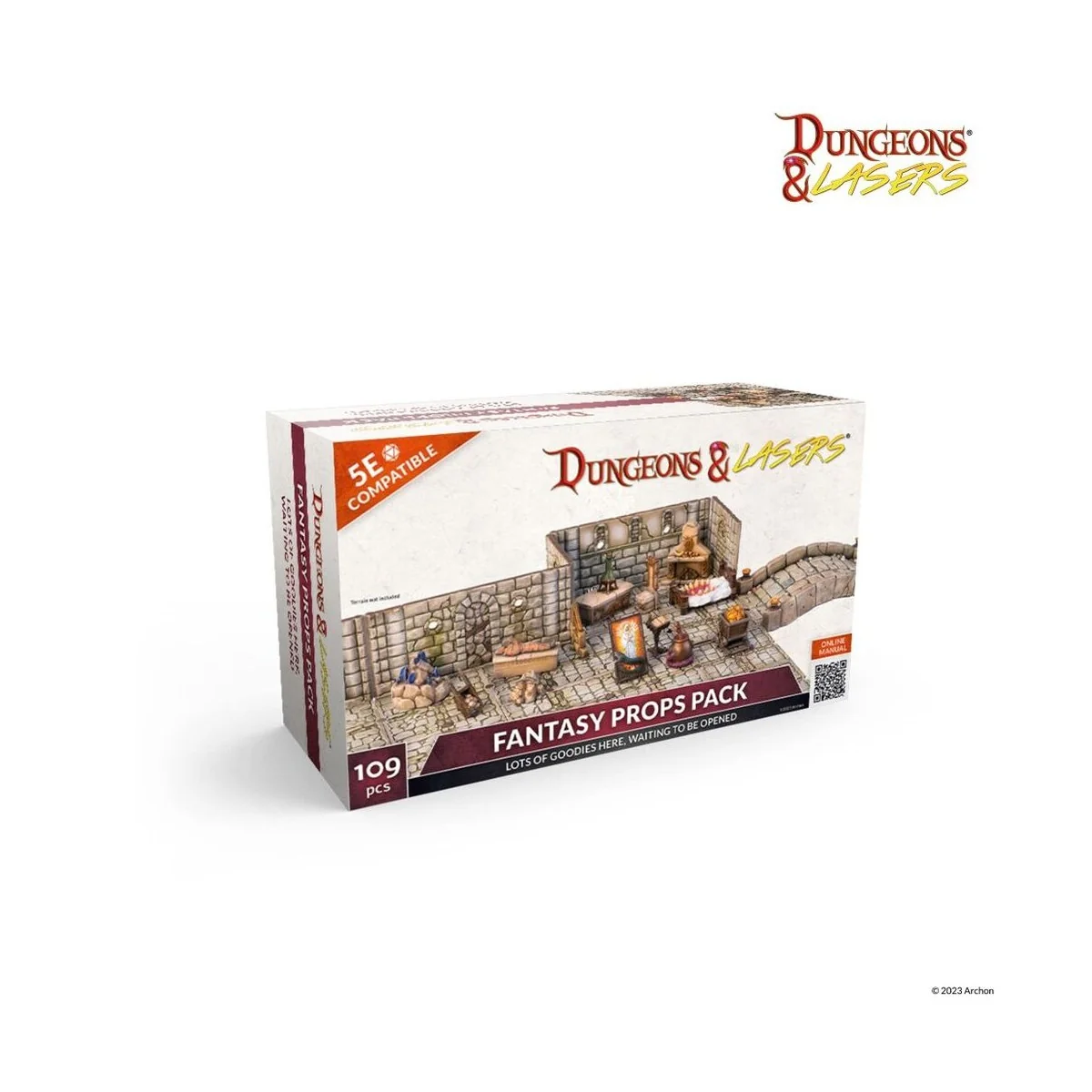 Dungeons & Lasers Expansion Set: FANTASY PROPS PACK - Archon Studio...