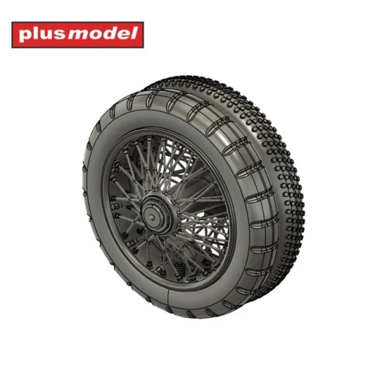 Wheels for british armored car RR - Plus model DP3054