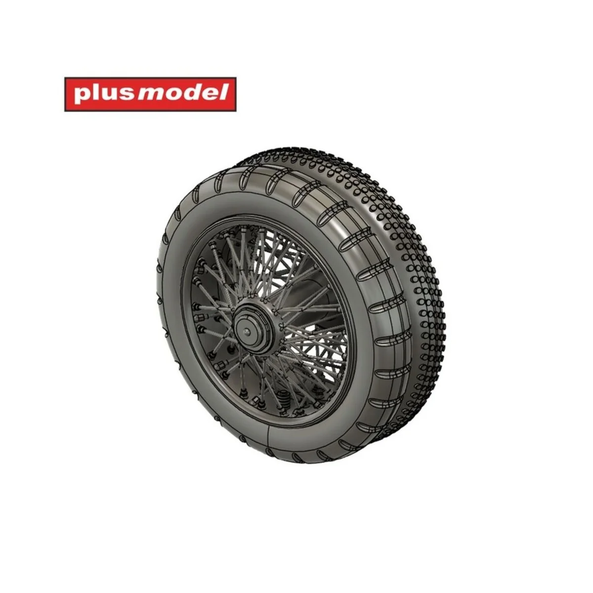 Wheels for british armored car RR, 1/35 - Plus model DP3054