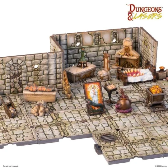 Dungeons & Lasers Expansion Set: FANTASY PROPS PACK - Archon Studio...