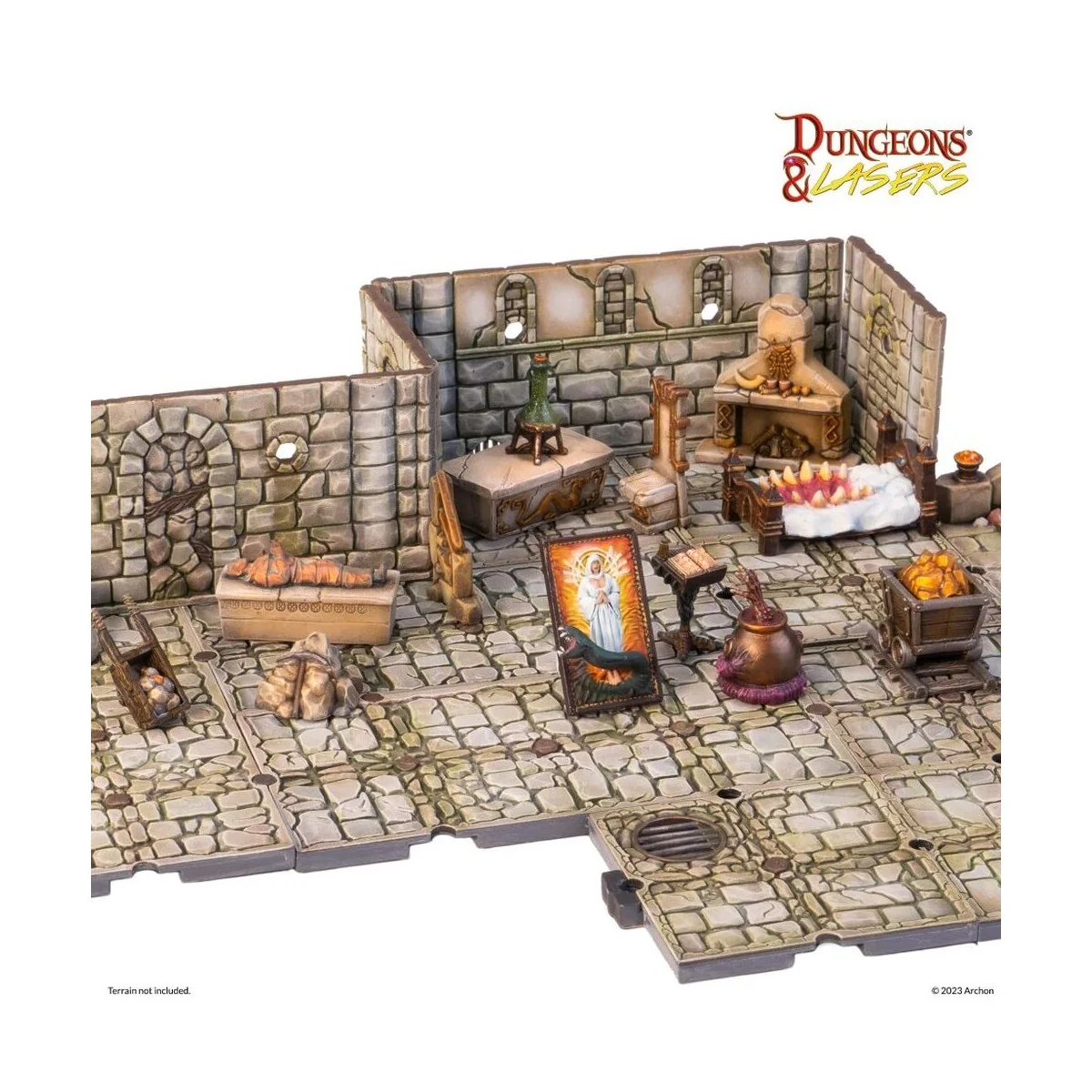 Dungeons & Lasers Expansion Set: FANTASY PROPS PACK - Archon Studio...