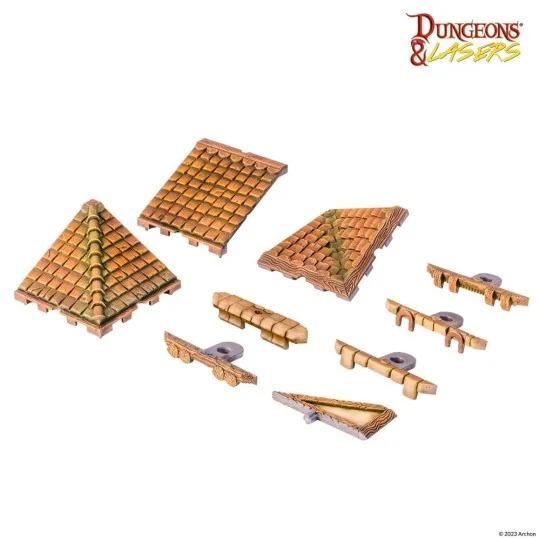 Dungeons & Lasers Expansion Set: ROOF SET - Archon Studio DNL0047