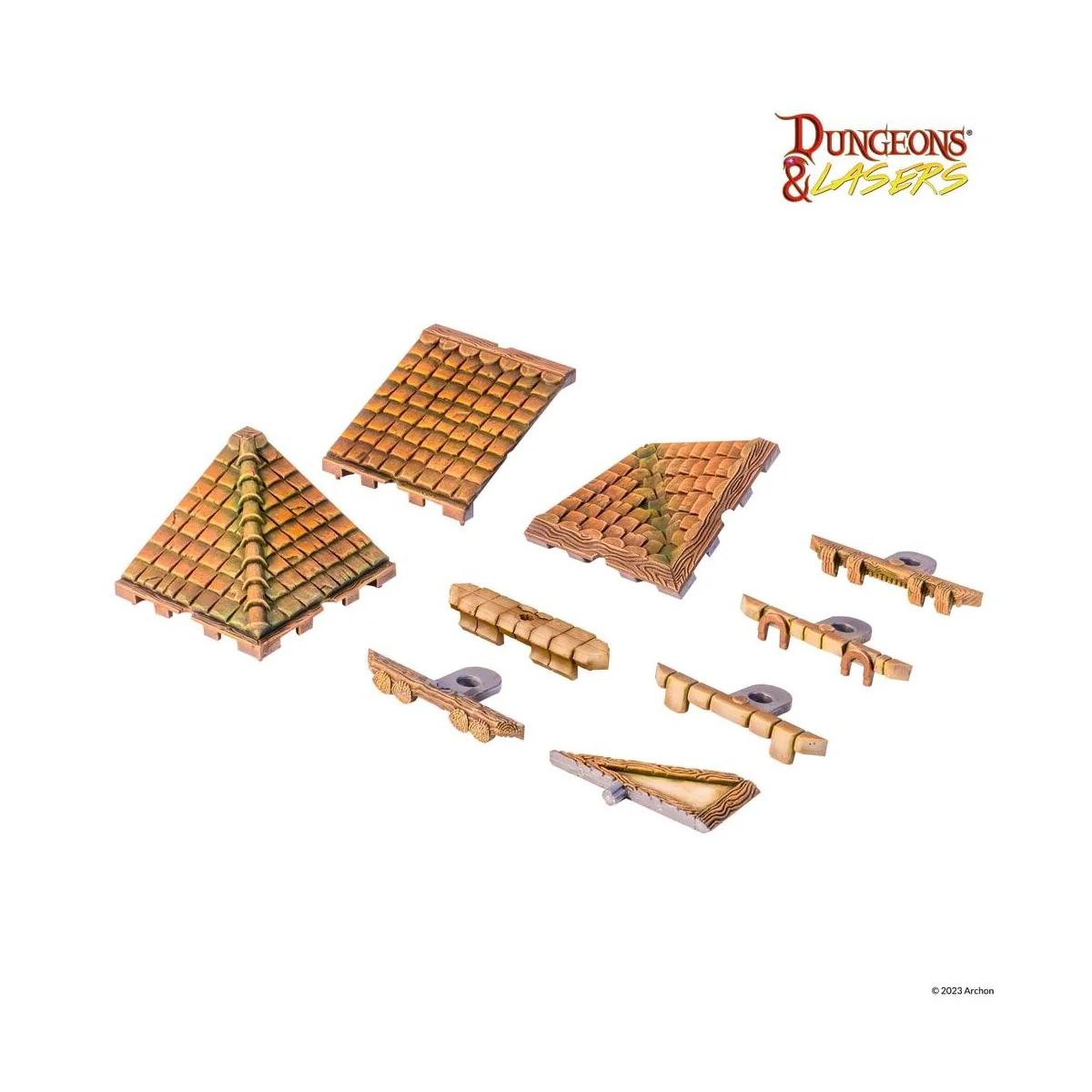 Dungeons & Lasers Expansion Set: ROOF SET - Archon Studio DNL0047