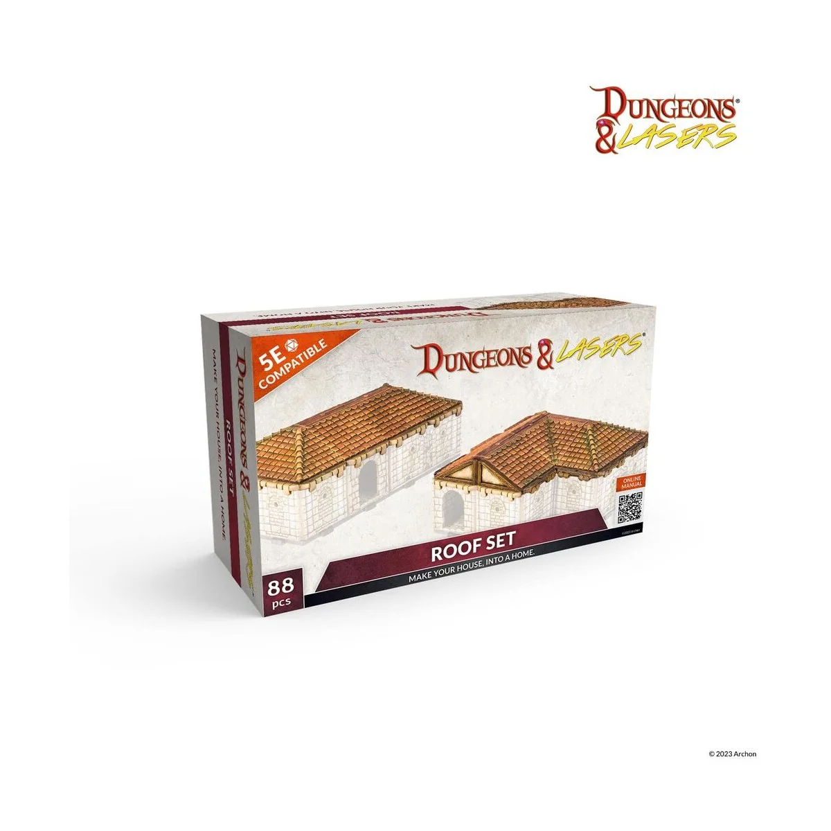Dungeons & Lasers Expansion Set: ROOF SET - Archon Studio DNL0047