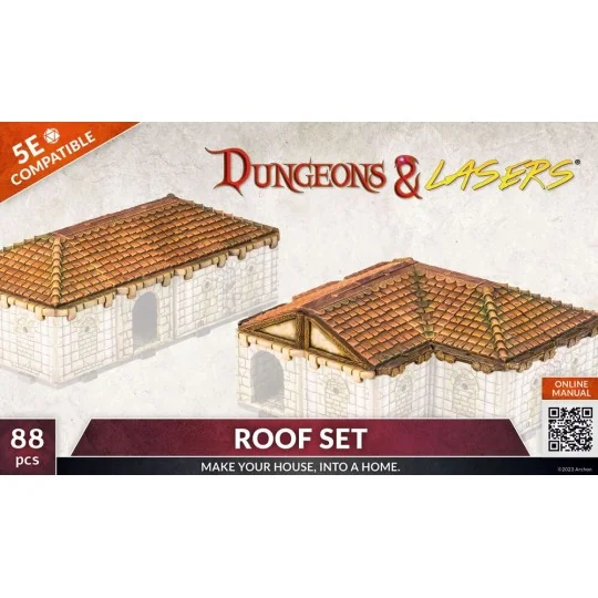 Dungeons & Lasers Expansion Set: ROOF SET - Archon Studio DNL0047