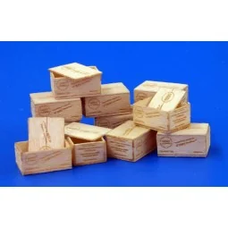 U.S.Wooden crates f.cigaretes WWII-TypeI, 1/35 - Plus model 479